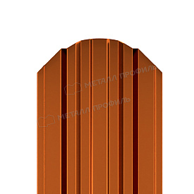 Штакетник металлический МП TRAPEZE-O 16,5х118 (AGNETA-03-Copper\Copper-0.5)