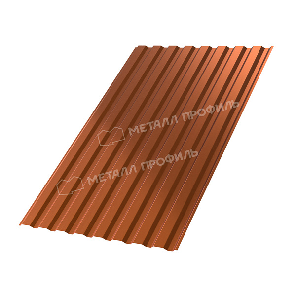 Профилированный лист МП-20x1100-A (AGNETA_Д-03-Copper-0,5), цена 42.53 руб.: приобрести в Гродно.