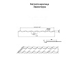 Металлочерепица МП Монтеррей NormanMP (ПЭ-01-5005-0.5)