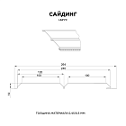 Сайдинг Lбрус-15х240 (ПЭП-01-3011-0.45)