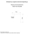 Планка угла внутреннего 115х115х2000 (ECOSTEEL_MA-01-Сосна-0.5)