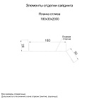 Планка отлива 180х30х2000 (ECOSTEEL_MA-01-Беленый Дуб-0.5)