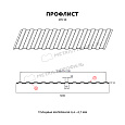 Профилированный лист МП-10х1100-B (VALORI-20-DarkBrown-0,5)