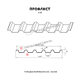 Профлист МЕТАЛЛ ПРОФИЛЬ С-44х1000-B (MattMP-20-7024-0,5)